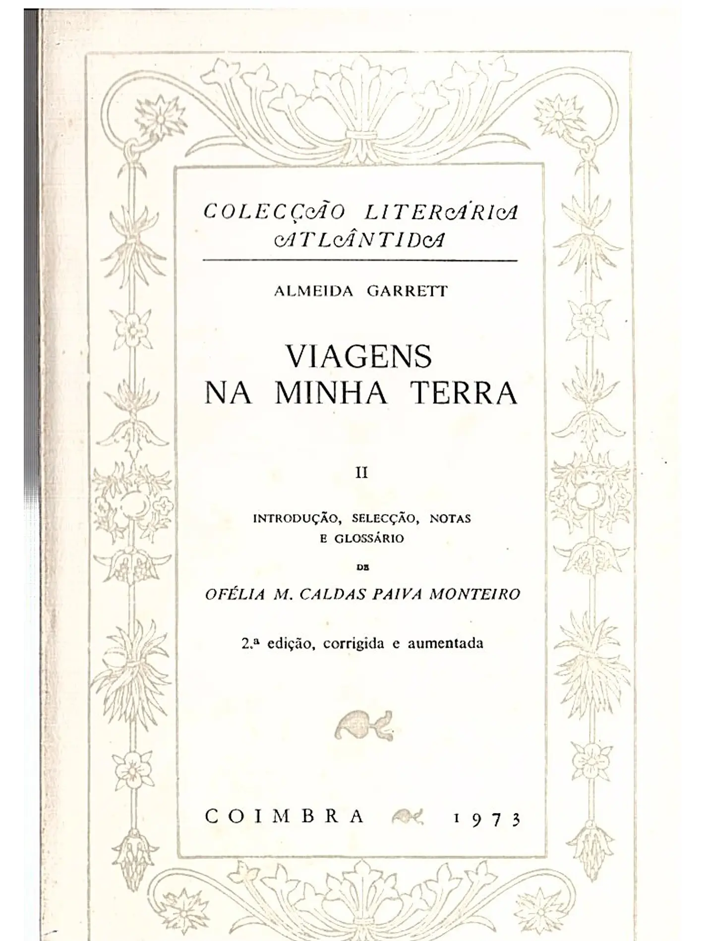 Viagens na minha terra Volume 2 1
