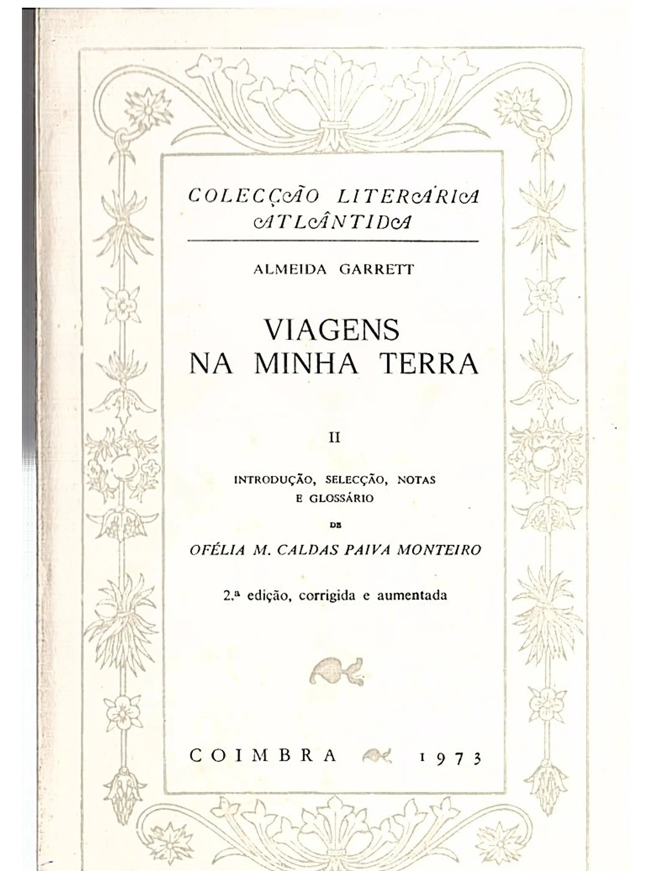 Viagens na minha terra Volume 2 1