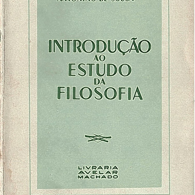Introdução ao estudo da filosofia 1