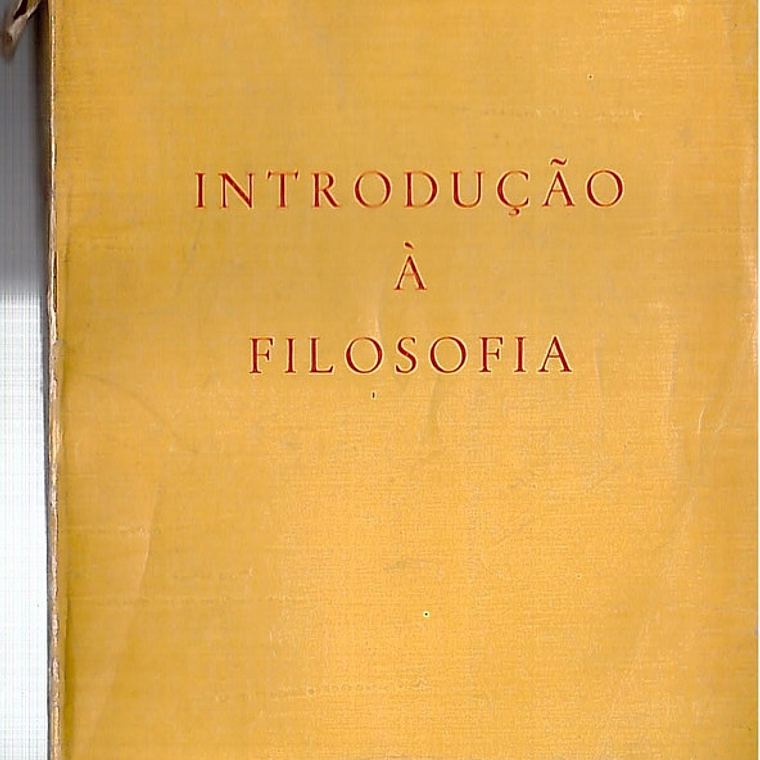 Introdução à filosofia 1