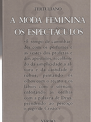A moda feminina os espectáculos