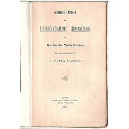 Monographia do estabelecimento humanitário do Barão da nova Cintra