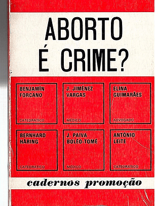 O aborto é crime