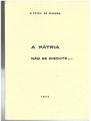 A pátria não se discute