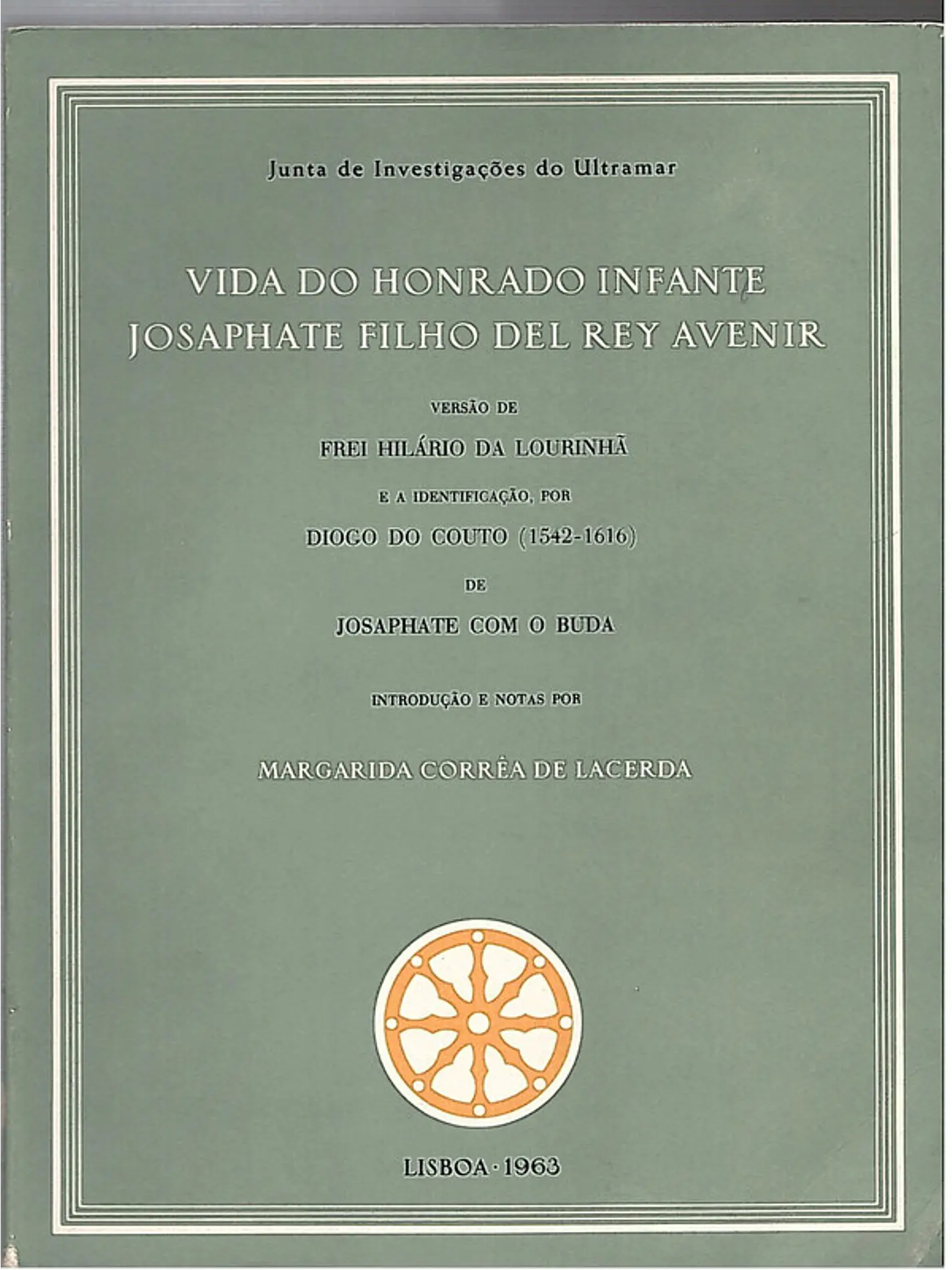 Vida do honrado infante Josaphate filho del rey Avenir 1