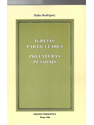Igrejas particulares e prelaturas pessoais