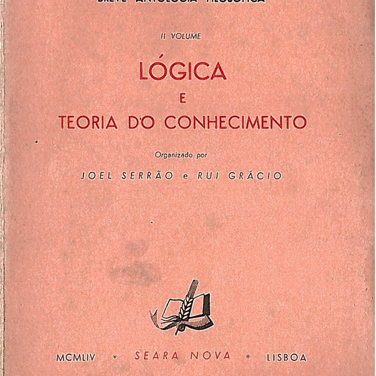 Lógica e teoria do conhecimento 1