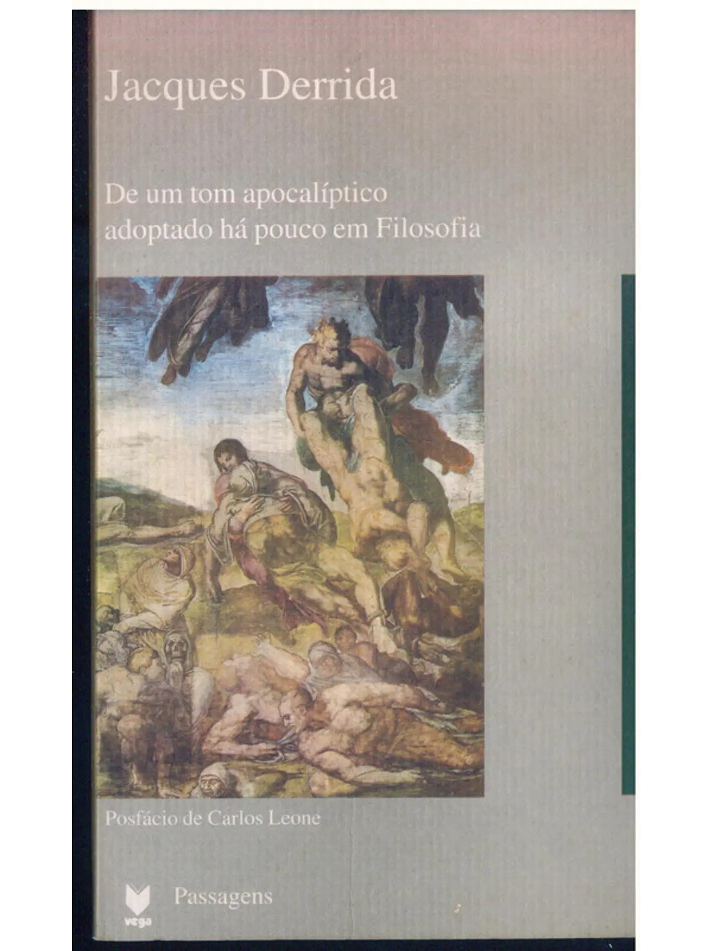 De um tom apocalíptico adoptado há pouco em Filosofia 1