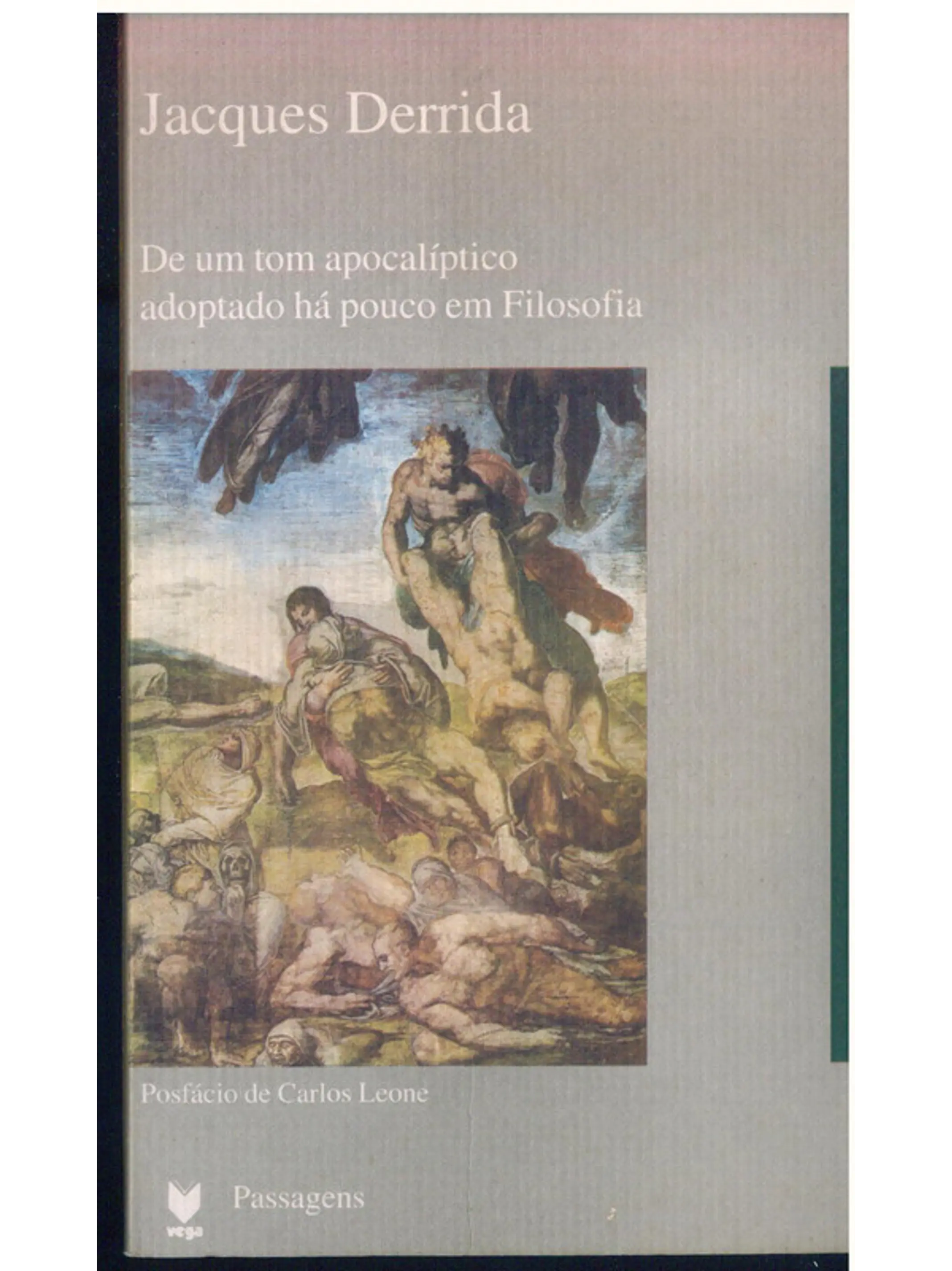 De um tom apocalíptico adoptado há pouco em Filosofia 1