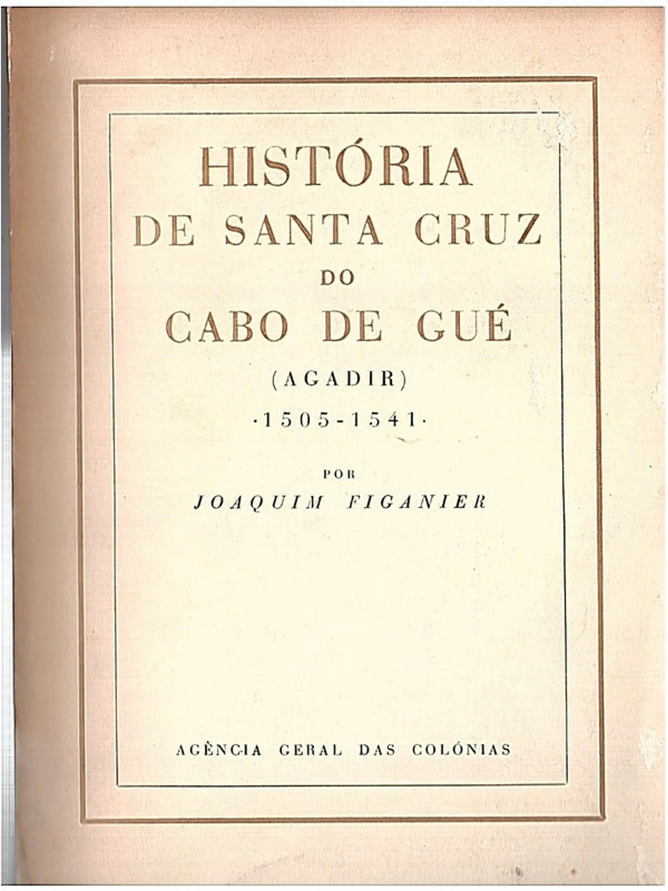 História de Santa Cruz do cabo Gué 1