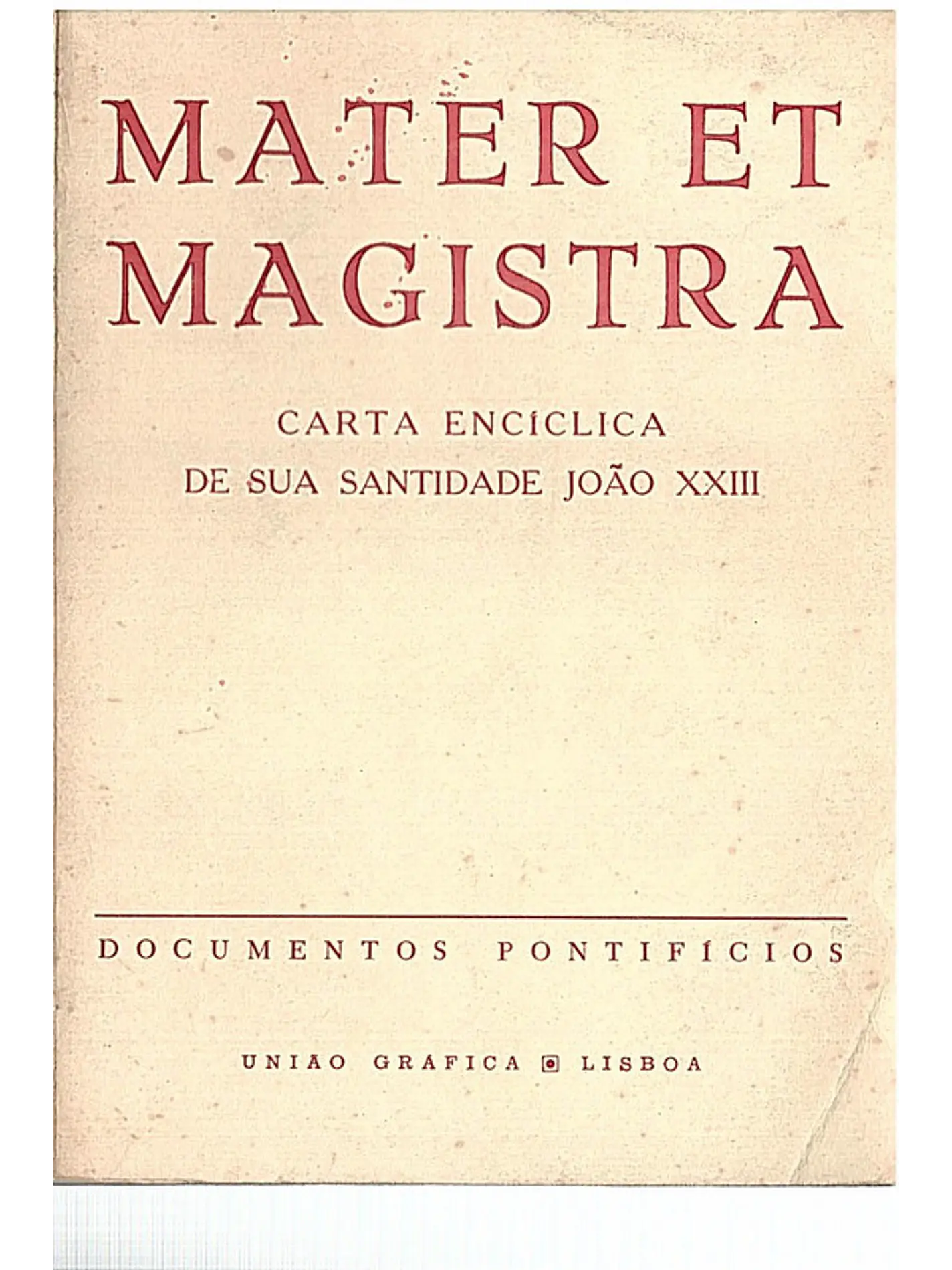 Mater et magistra 1