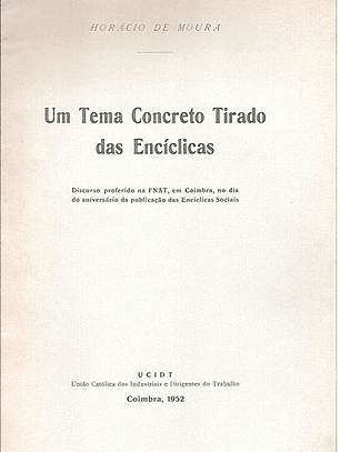 Um Tema concreto tirado das encíclicas