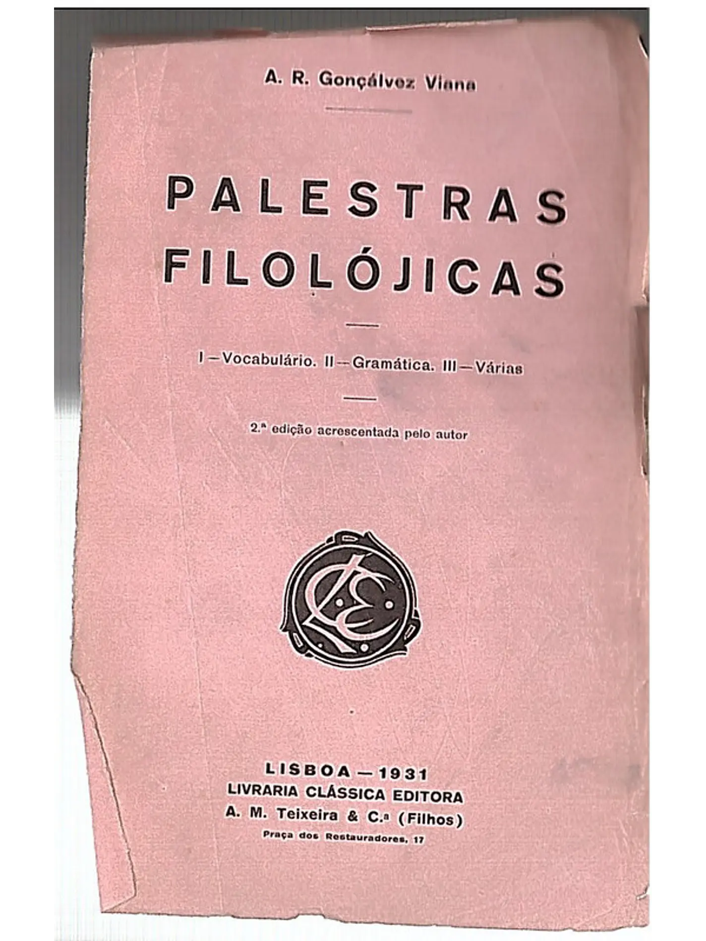 Palestra filolójicas 1