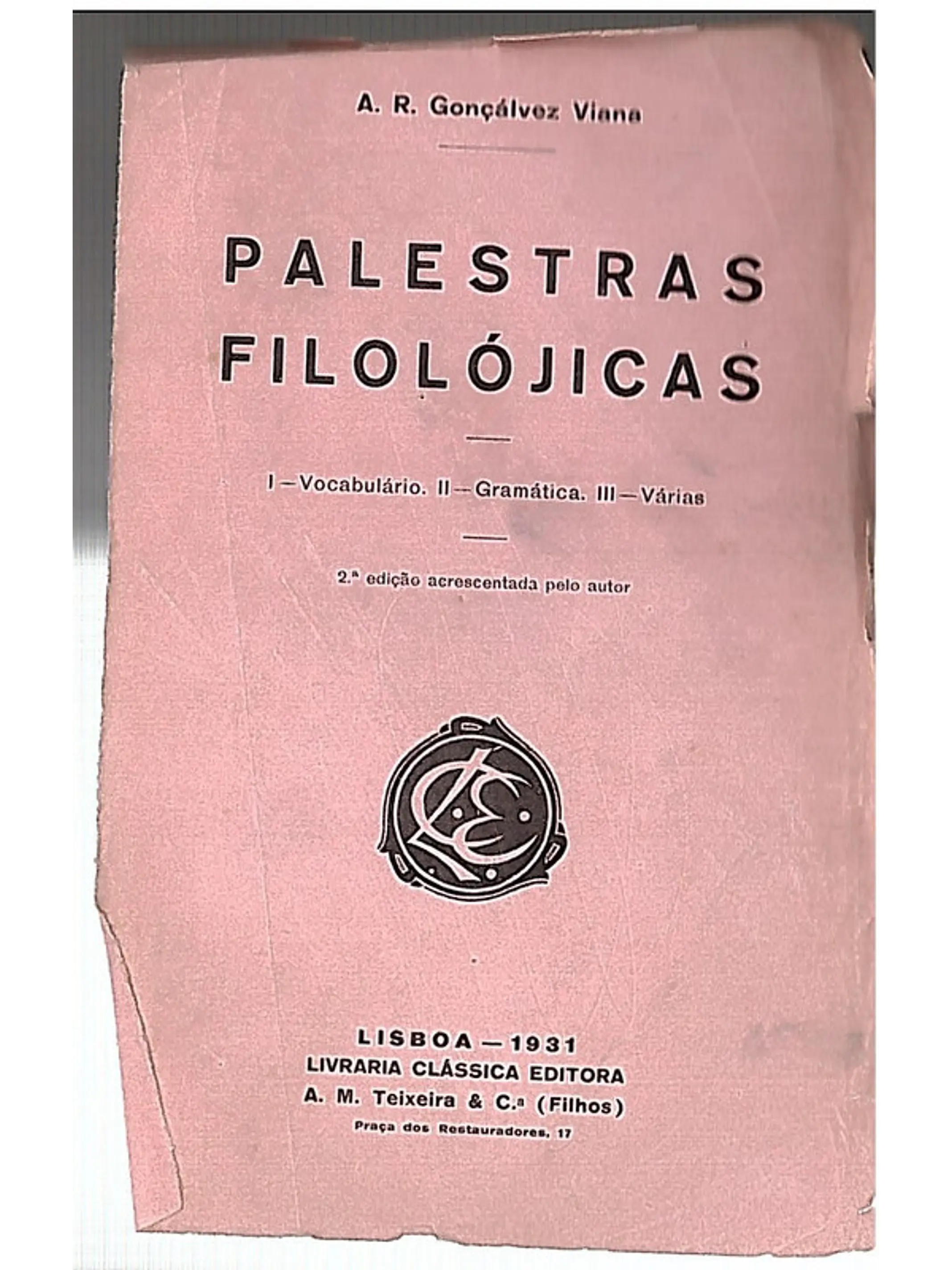Palestra filolójicas 1