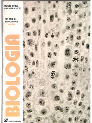 Biologia décimo ano - Primeiro volume