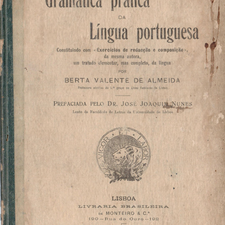 Gramática da prática da língua portuguesa 1