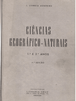 Ciências geográficas ou naturais 1 e 2 ano