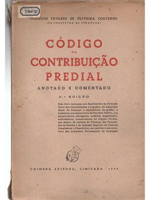 Código da contribuição predial anotado e comentado