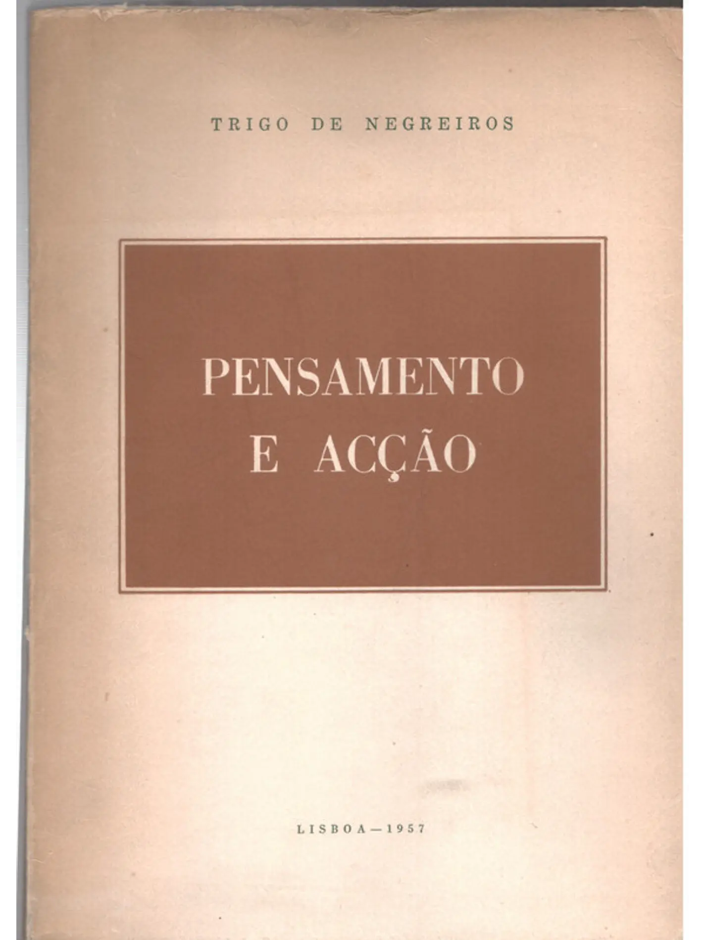 Pensamento e ação 1