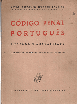 Código penal português anotado e atualizado