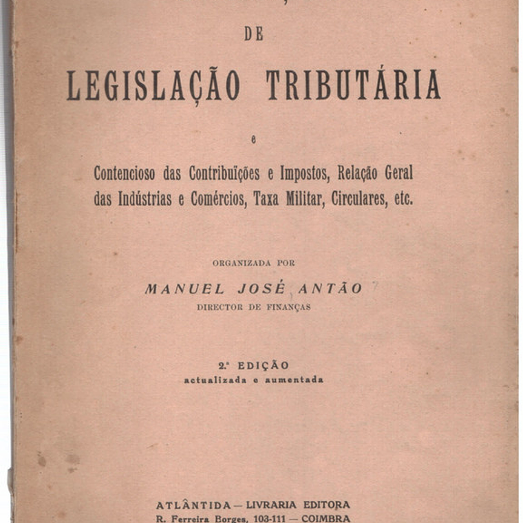 Coleção de legislação tributária 1