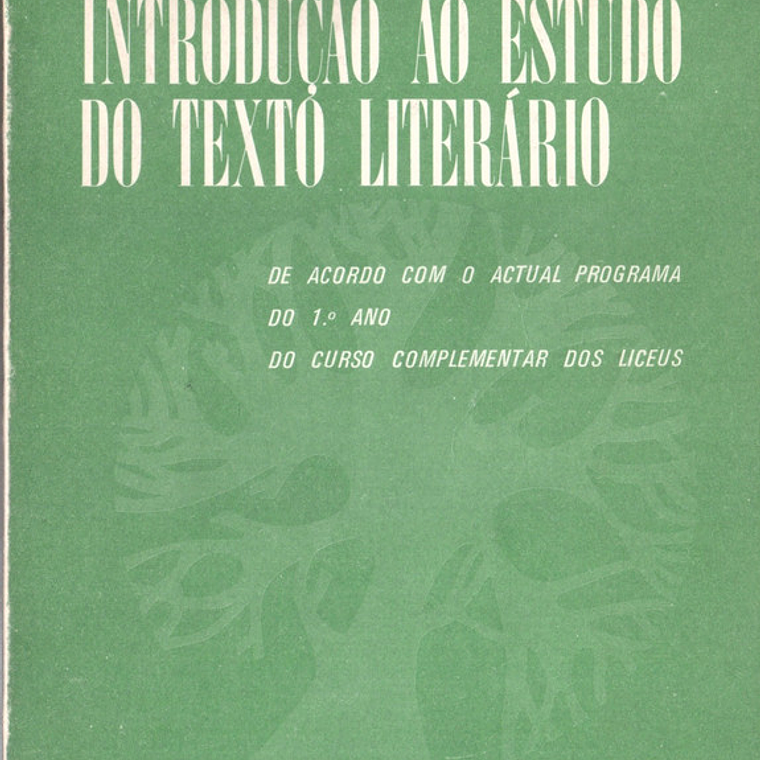 Introdução ao estudo do texto literário 1