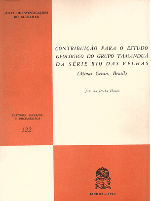 Contribuição para o estudo geológico do grupo tamanduá da série Rio das velhas