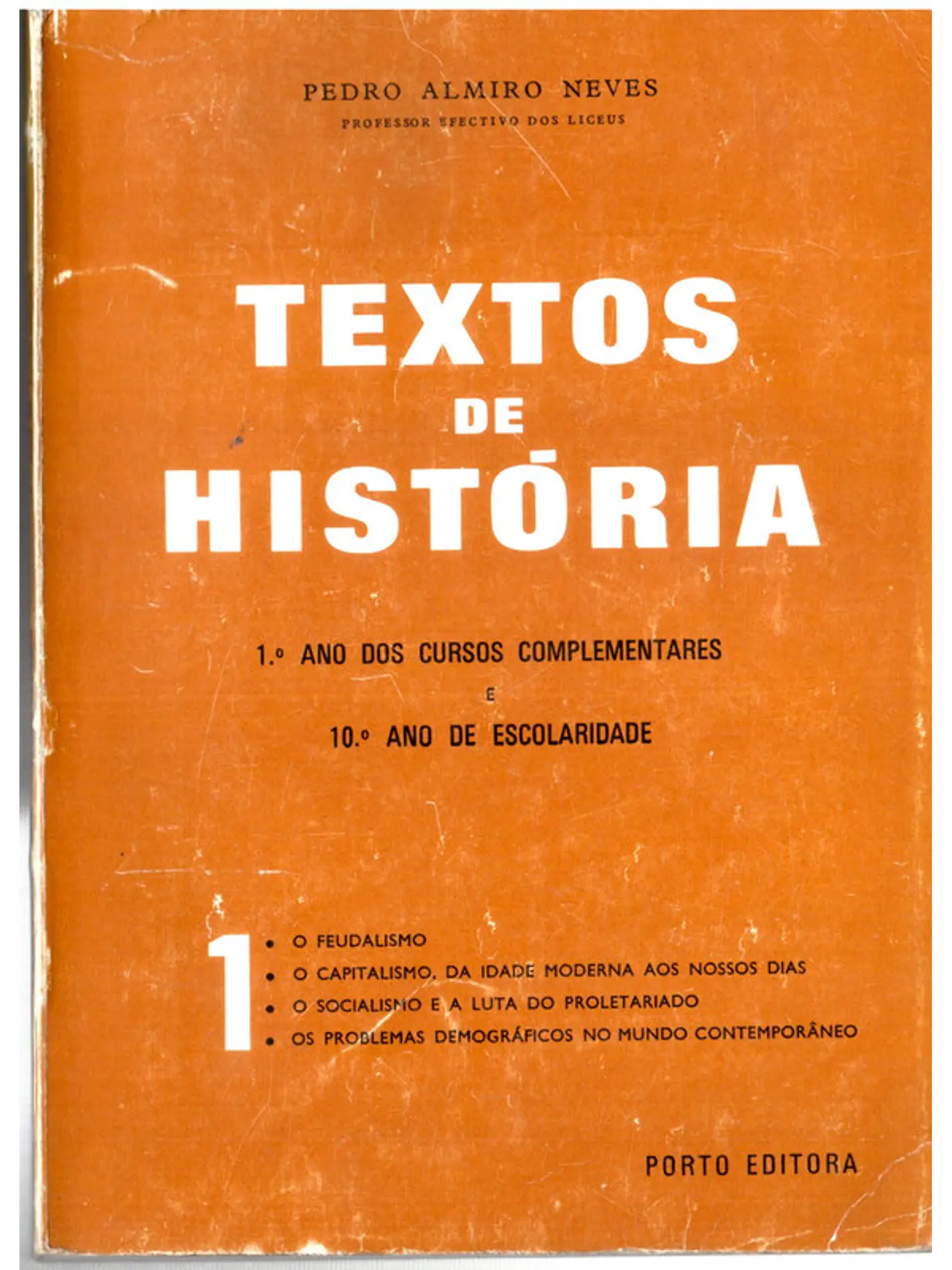 Textos de história primeiro ano dos cursos complementares e décimo ano de escolaridade 1