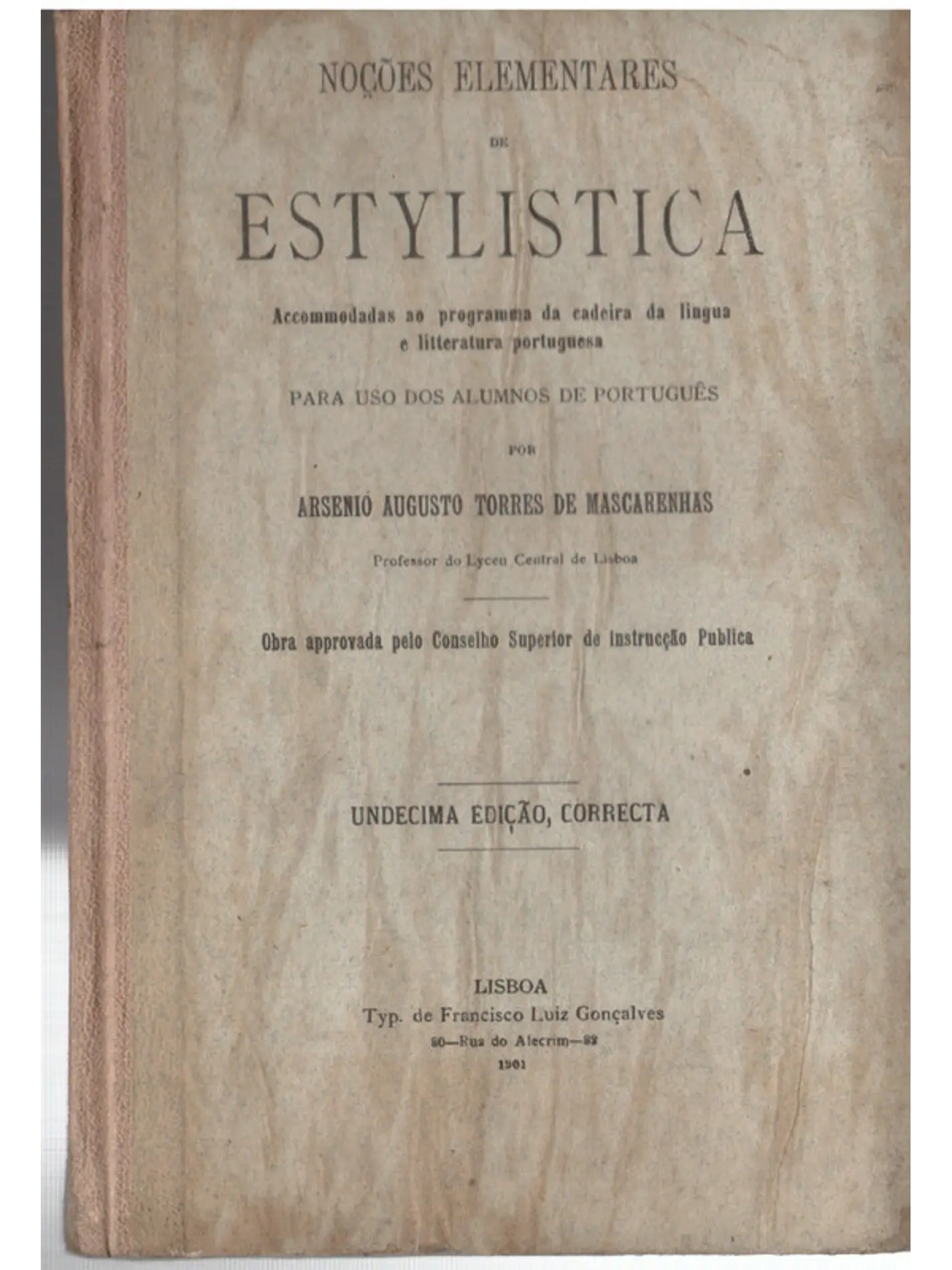 Noções elementares de estilística 1
