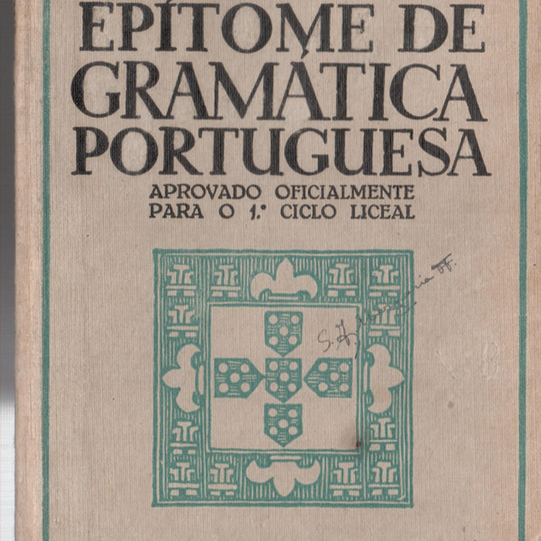 Epitome da gramática portuguesa 1