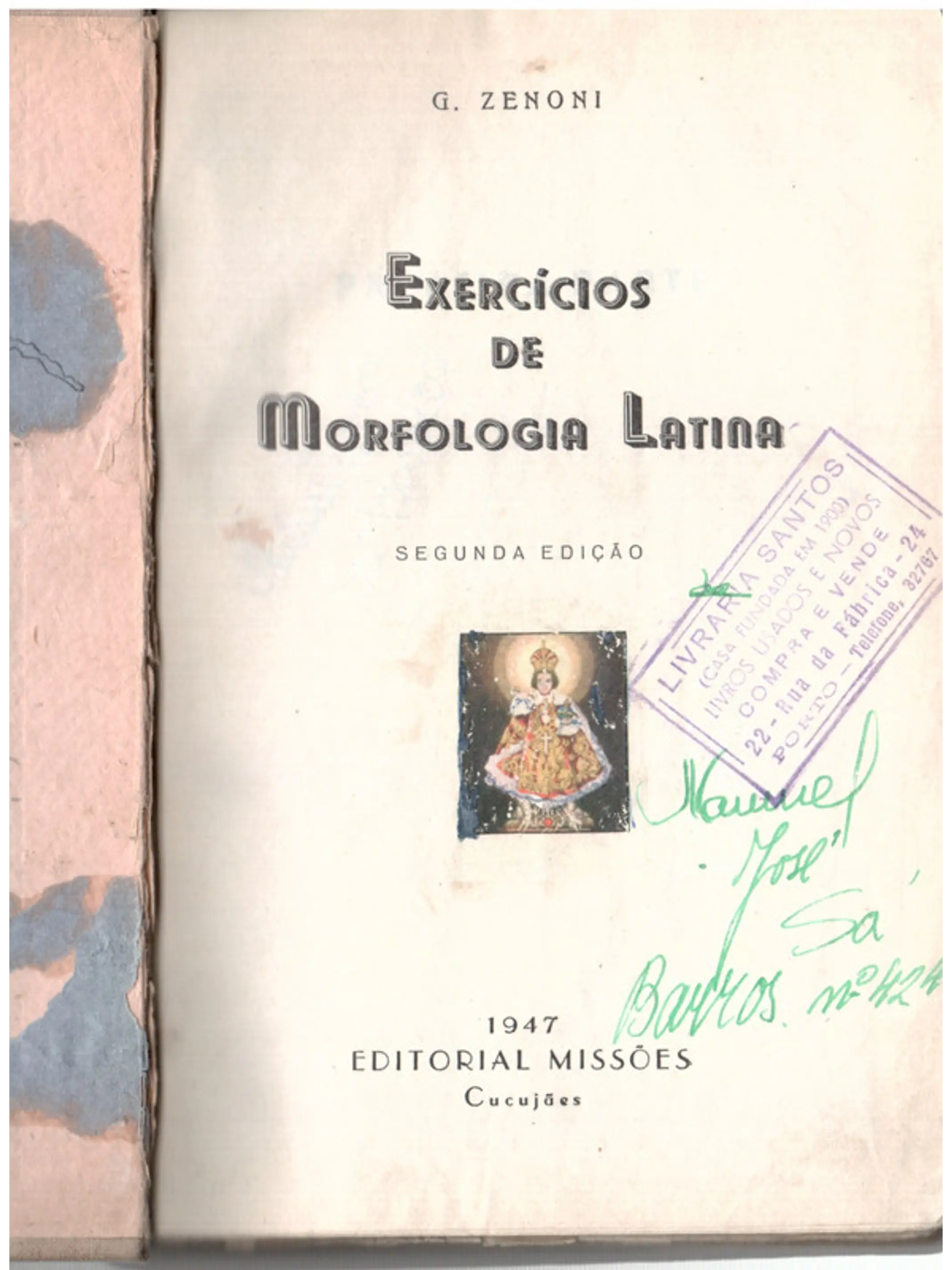 Exercícios de morfologia Latina 1