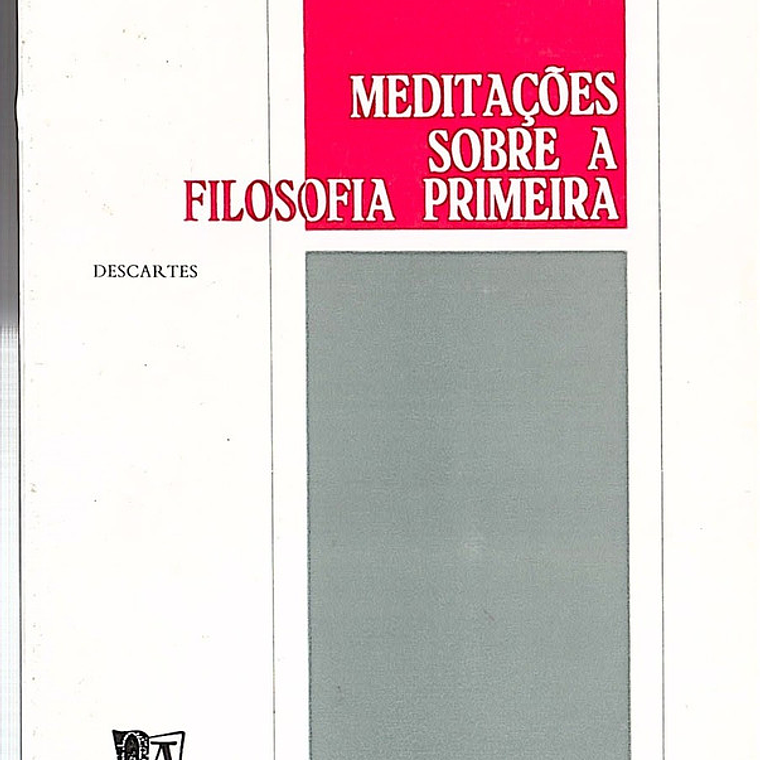 Meditações sobre a filosofia primeira 1