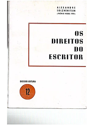 Os direitos do escritor