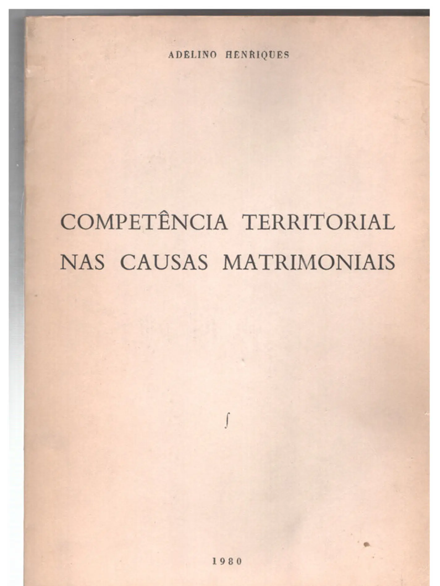 Competência territorial nas causas matrimoniais 1