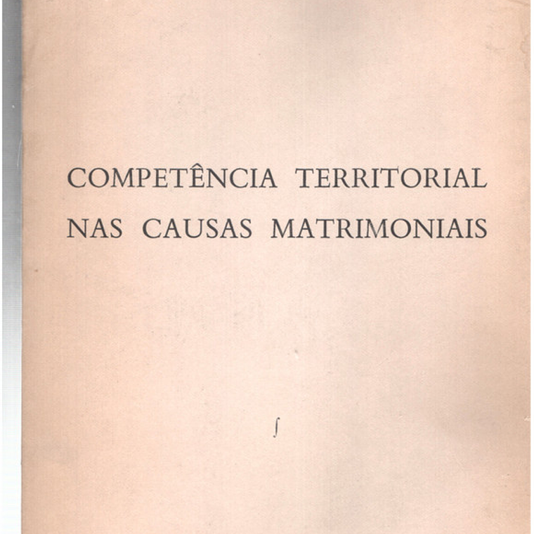 Competência territorial nas causas matrimoniais 1