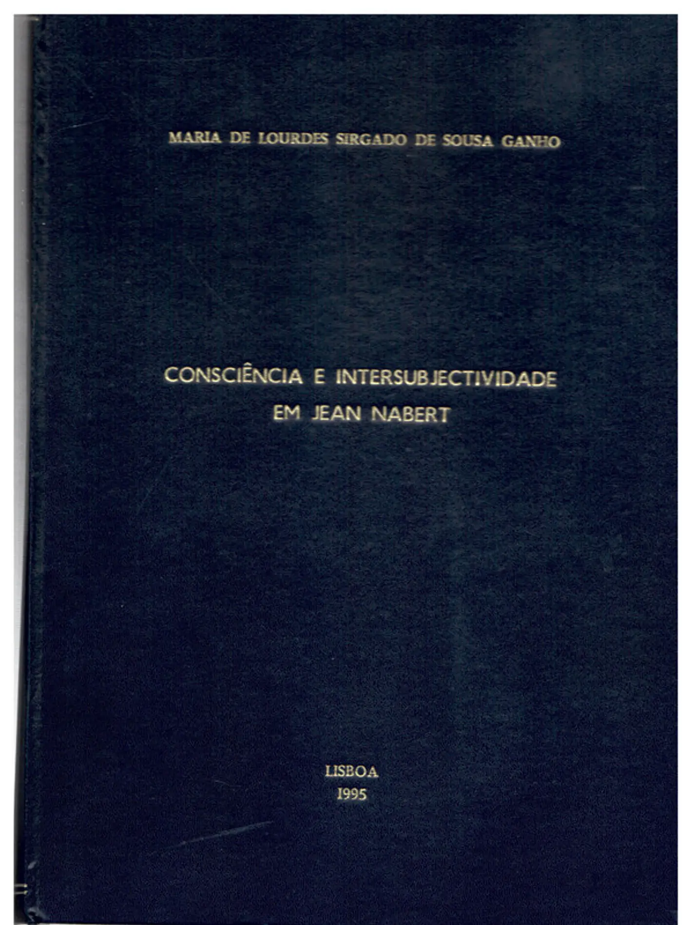 Consciência e Intersubjectividade em Jean Nabert 1