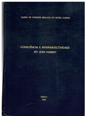 Consciência e Intersubjectividade em Jean Nabert