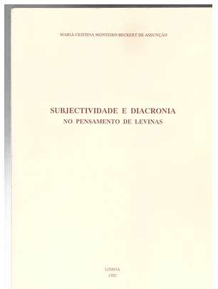 Subjetividade e diacronia no pensamento de Levinas