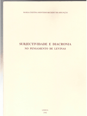 Subjetividade e diacronia no pensamento de Levinas