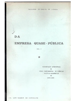 Da empresa quase pública volume um