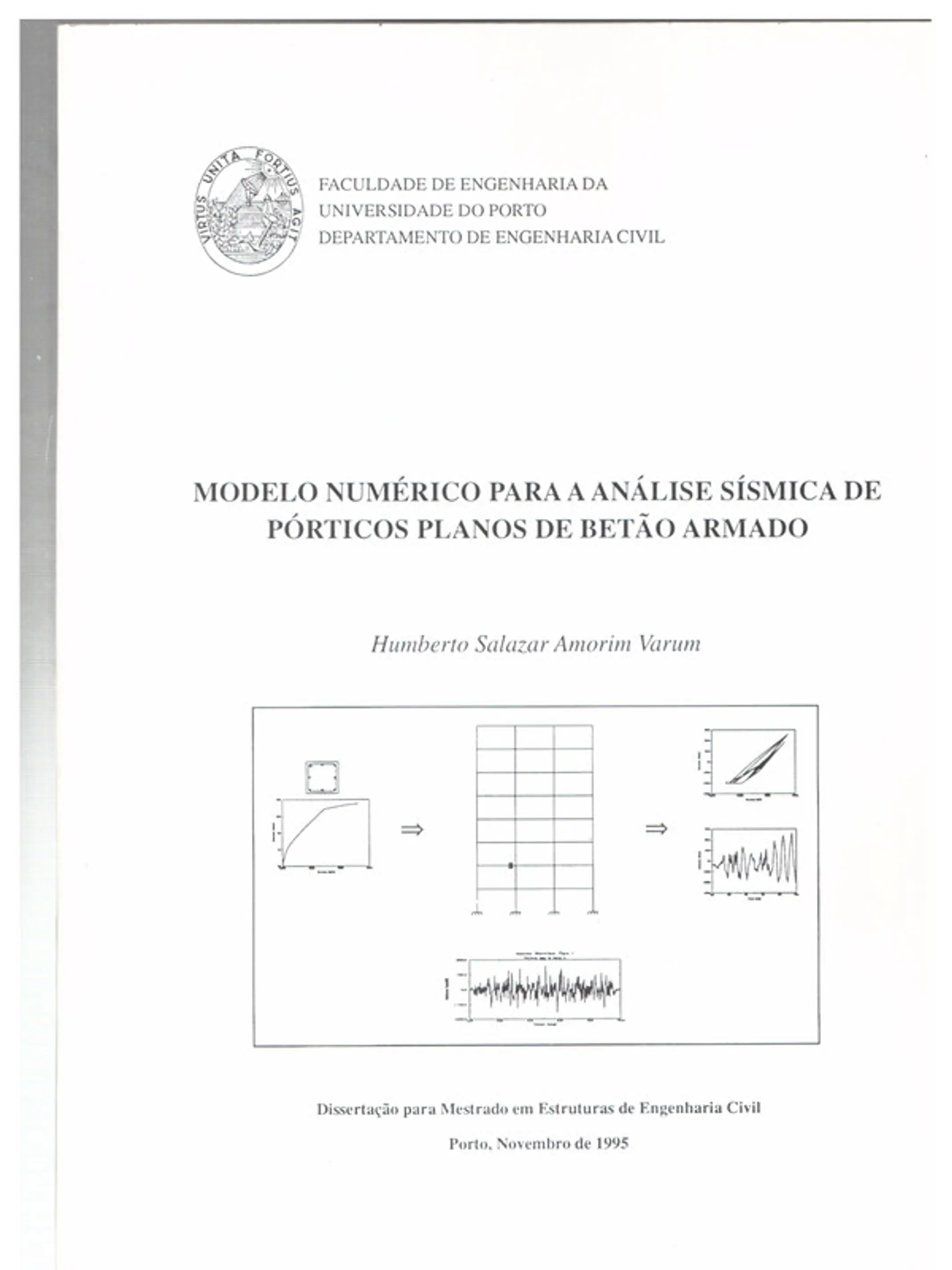 Modelo numérico para análise sísmica de pórticos planos de Betão armado 1