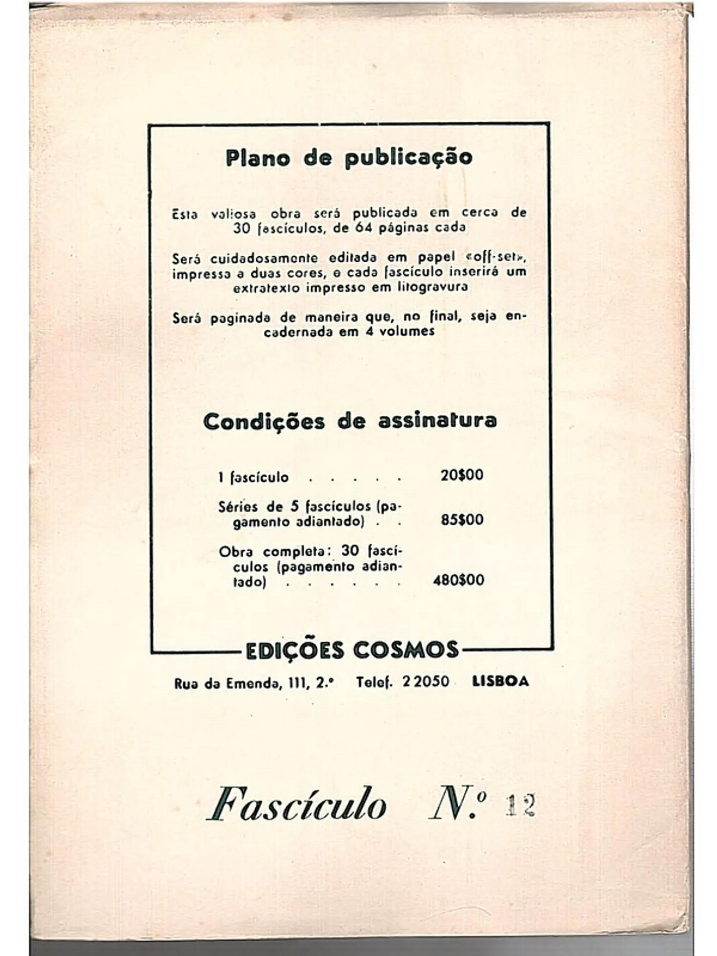 Panorama do pensamento filosófico (Fascículo número 12) 1