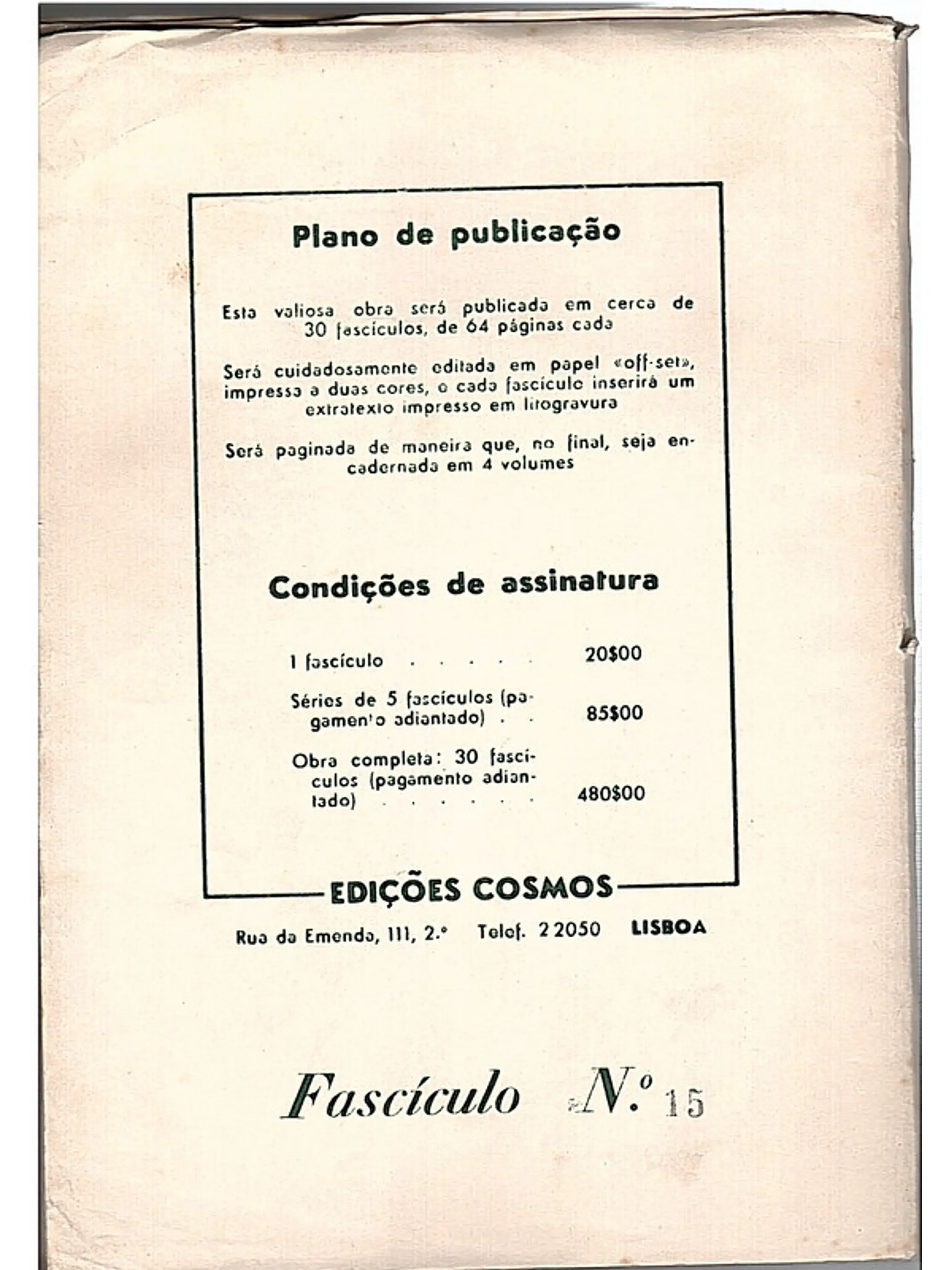Panorama do pensamento filosófico (Fascículo número 15) 1