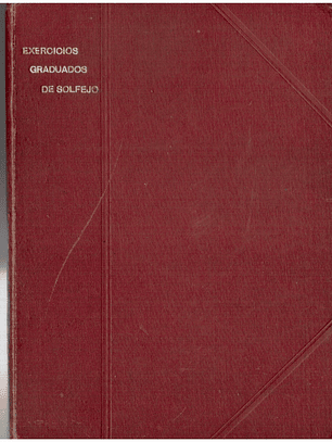 Exercícios graduados de solfejo 2 (capa dura)