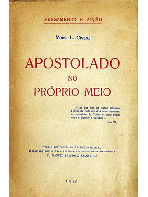Apostolado no próprio meio