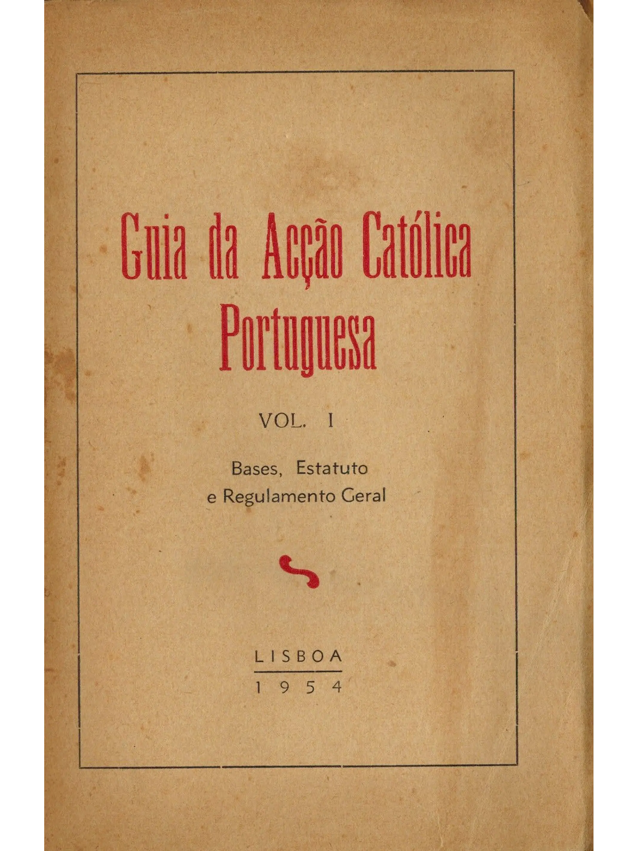 Guia da Acção Católica Portuguesa 1