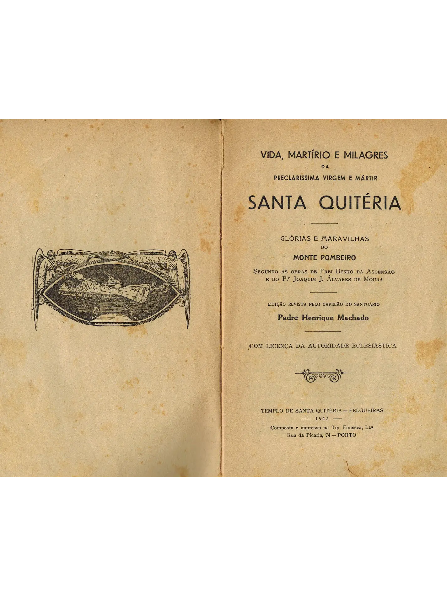 Vida, martírio e milagres de S. Quitéria 1