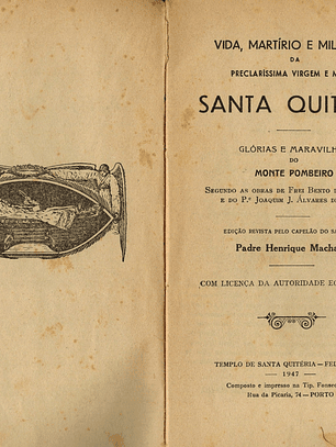 Vida, martírio e milagres de S. Quitéria