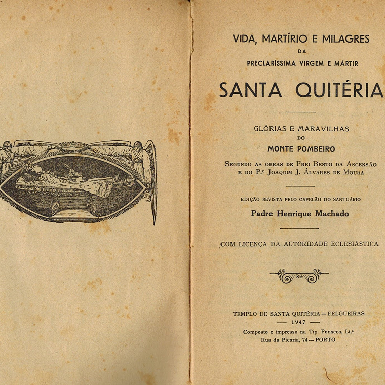 Vida, martírio e milagres de S. Quitéria 1