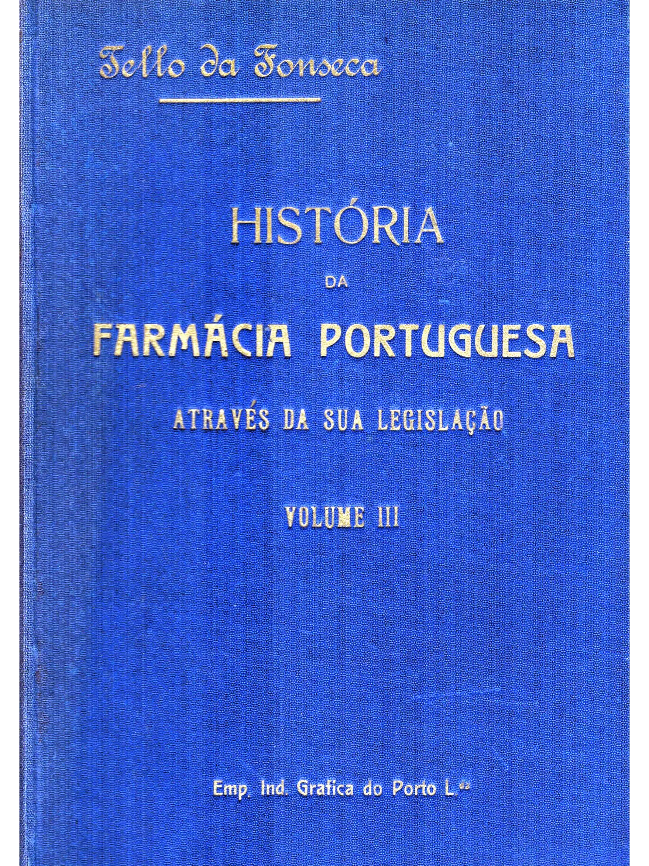 História da Farmácia Portuguesa vol III 1